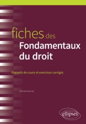 Fiches des Fondamentaux du droit