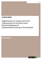 Flugsicherheit in Europa nach dem Vulkanausbruch auf Island unter Berücksichtigung der Luftraumüberwachung in Deutschland