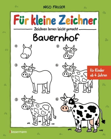 Für kleine Zeichner - Bauernhof - Nico Fauser