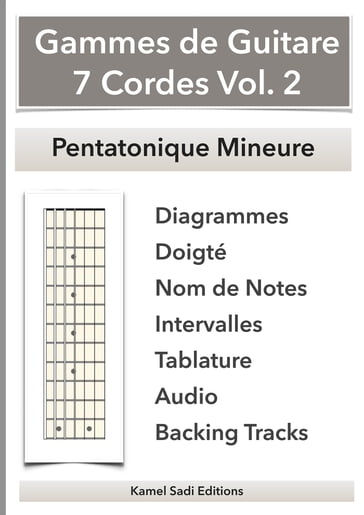 Gammes de Guitare 7 Cordes Vol. 2 - Kamel Sadi