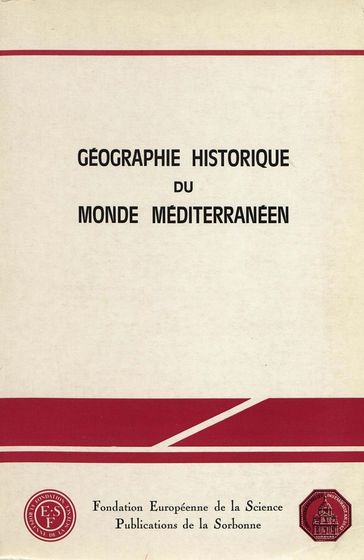 Géographie historique du monde méditerranéen - Collectif