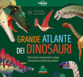 Grande atlante dei dinosauri. Con informazioni sorprendenti, mappe da esplorare e alette da sollevare. Ediz. a colori