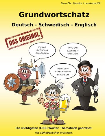 Grundwortschatz Deutsch - Schwedisch - Englisch - Sven Chr. Mahnke - Sven Chr. Muller