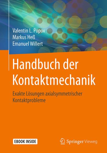 Handbuch der Kontaktmechanik - Emanuel Willert - Markus Heß - Valentin L. Popov
