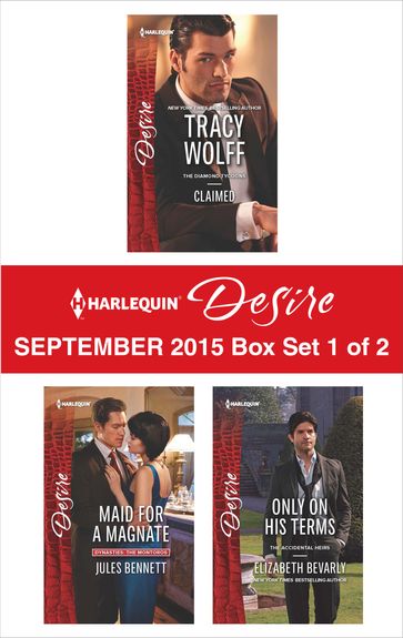 Harlequin Desire September 2015 - Box Set 1 of 2 - Elizabeth Bevarly - Jules Bennett - Tracy Wolff