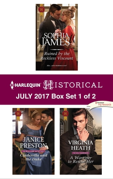 Harlequin Historical July 2017 - Box Set 1 of 2 - Janice Preston - Sophia James - Virginia Heath