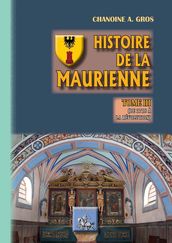 Histoire de la Maurienne (Tome 3)