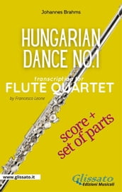 Hungarian Dance no.1 - Flute Quartet (Score & Parts)