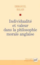 Individualité et valeur dans la philosophie morale anglaise