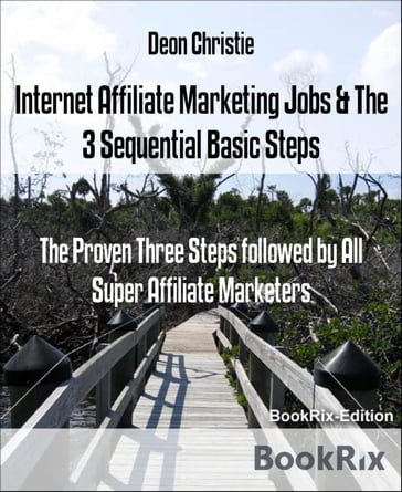 Internet Affiliate Marketing Jobs & The 3 Sequential Basic Steps - Deon Christie