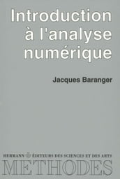 Introduction à l analyse numérique