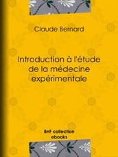 Introduction à l étude de la médecine expérimentale