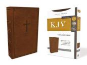 KJV Holy Bible: Thinline, Brown Leathersoft, Red Letter, Comfort Print: King James Version