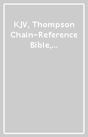 KJV, Thompson Chain-Reference Bible, European Bonded Leather, Black, Red Letter, Thumb Indexed, Comfort Print