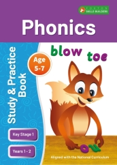 KS1 Phonics Study & Practice Book for Ages 5-7 (Years 1-2) Perfect for learning at home or use in the classroom