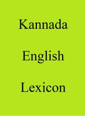 Kannada English Lexicon