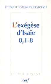 L EXEGESE D ISAIE 8 - 1-8