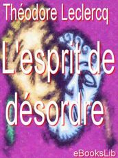 L  esprit de désordre