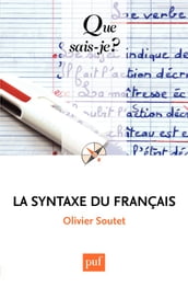 La syntaxe du français