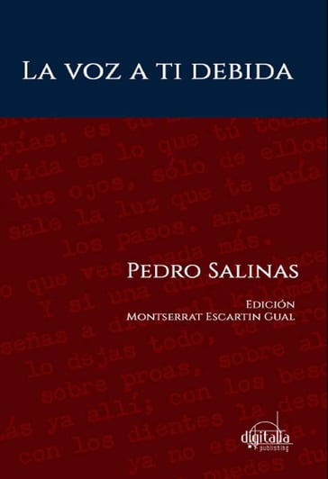 La voz a ti debida - Pedro Salinas
