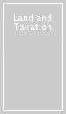 Land and Taxation