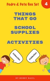 Learn Basic Spanish to English Words: Things That Go School Supplies Activities
