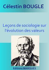 Leçons de sociologie sur l évolution des valeurs