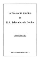 Lettres à un disciple