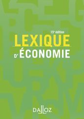 Lexique d économie. 15e éd.