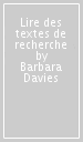 Lire des textes de recherche