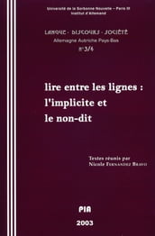 Lire entre les lignes: l implicite et le non-dit