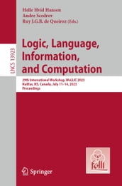 Logic, Language, Information, and Computation