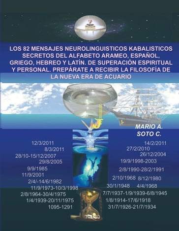 Los 82 Mensajes Neurolinguisticos Kabalisticos Secretos Del Alfabeto Arameo, Español, Griego, Hebreo Y Latín. De Superación Espiritual Y Personal. Prepárate a Recibir La Filosofía De La Nueva Era De Acuario - Mario A. A. - Soto C.