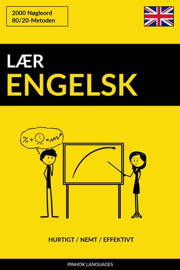 Lær Engelsk: Hurtigt / Nemt / Effektivt: 2000 Nøgleord - Pinhok Languages