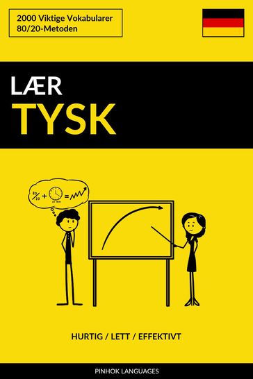 Lær Tysk: Hurtig / Lett / Effektivt: 2000 Viktige Vokabularer - Pinhok Languages