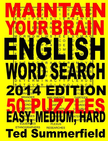 Maintain Your Brain English Word Search, 2014 Edition - Ted Summerfield