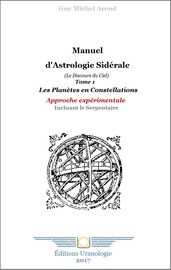 Manuel d Astrologie Sidérale.