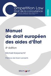 Manuel de droit européen des aides d État