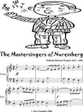 Mastersingers of Nuremberg Easy Piano Sheet Music
