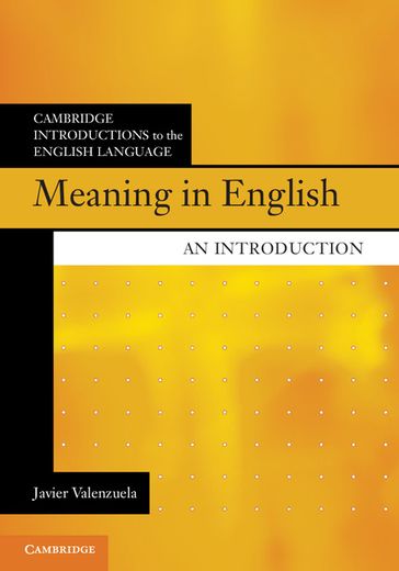 Meaning in English - Javier Valenzuela