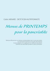 Menus de printemps pour la pancréatite