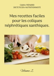 Mes recettes faciles pour les coliques néphrétiques xanthiques.