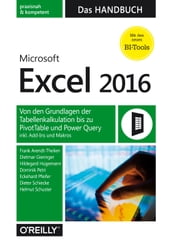 Microsoft Excel 2016  Das Handbuch