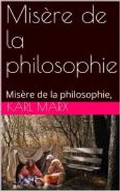 Misère de la philosophie