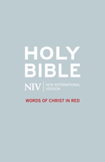 NIV Bible - Words of Christ in Red - New International Version