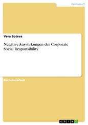 Negative Auswirkungen der Corporate Social Responsibility
