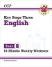 New KS3 Year 8 English 10-Minute Weekly Workouts