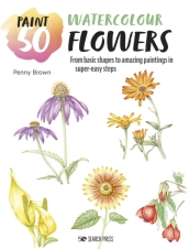 Paint 50: Watercolour Flowers