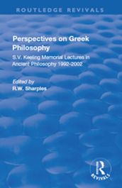 Perspectives on Greek Philosophy