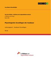 Physiologische Grundlagen der Ausdauer